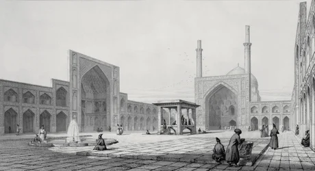 Great Friday Mosque (Masjid-i Djum-ah) i Isfahan, fra 